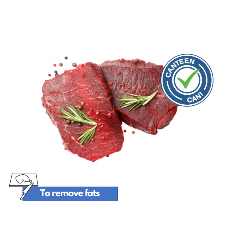 Frozen New Zealand Beef Eyeround Sliced 3mm 1kg