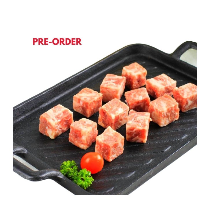 Frozen Marble Beef Cubes (1.5" x 1.5") 1kg (Pre order)