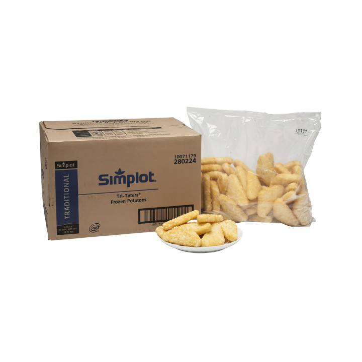 Simplot Traditional PreFormed Tri Tater (Triangle Hash Brown)