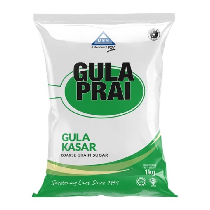 MSM Gula Prai Coarse Grain Sugar 1kg