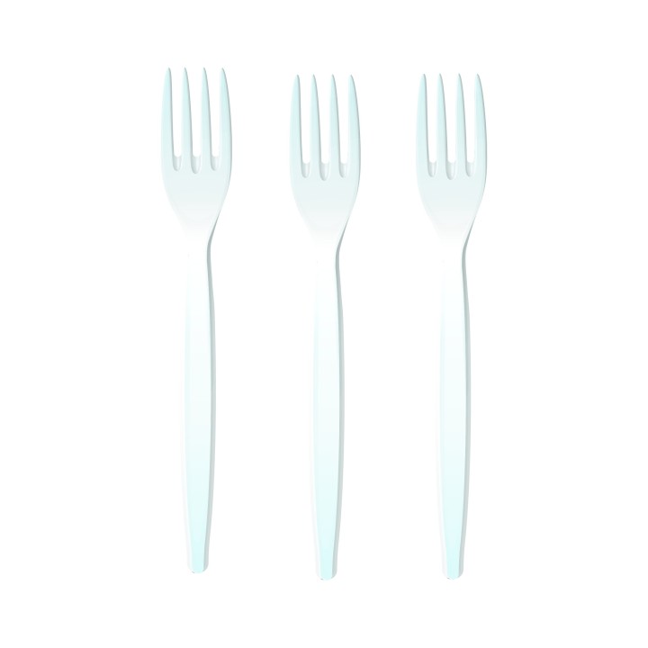 Disposable Plastic Fork 7"