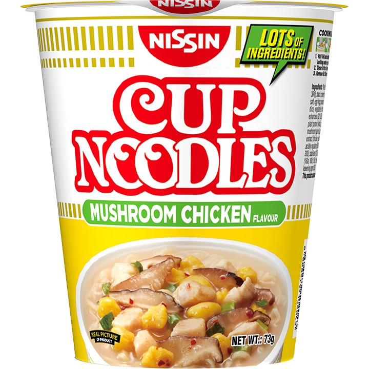 Nissin Mushroom Chicken Cup Noodle 24
