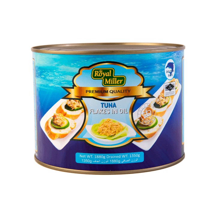 Royal Miller Tuna Flakes In Soya Bean Oil 1.88kg